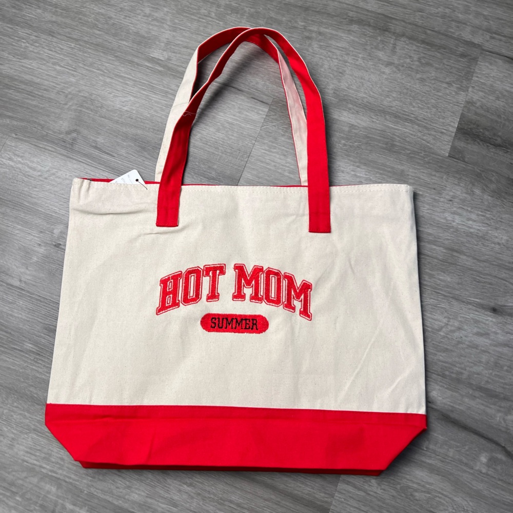 Hot Mom Summer Medium Two tone tote bag